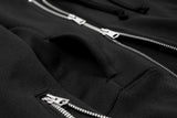 ASYMMETRIC ZIP HOODIE