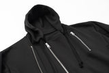 ASYMMETRIC ZIP HOODIE