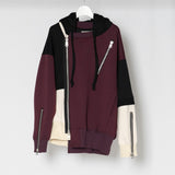 ASYMMETRIC ZIP HOODIE