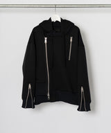 ASYMMETRIC ZIP HOODIE