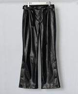 SYNTHETIC LEATHER TROUSERS