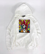 8oz hooded sweat shirt-h hide