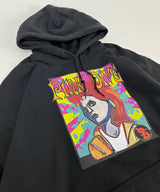 8oz hooded sweat shirt-h hide