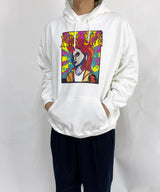 8oz hooded sweat shirt-h hide