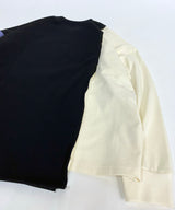 SPLIT LONG SLEEVE T-SHIRT