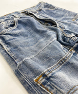 REMAKE DENIM PANTS INDIGO-001