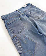 REMAKE DENIM PANTS INDIGO-001