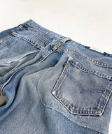 REMAKE DENIM PANTS INDIGO-001