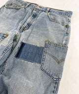 REMAKE DENIM PANTS INDIGO-002