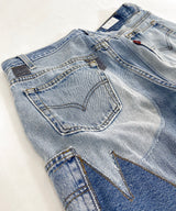 REMAKE DENIM PANTS INDIGO-002