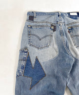 REMAKE DENIM PANTS INDIGO-002
