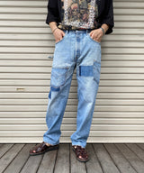 REMAKE DENIM PANTS INDIGO-002