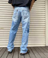 REMAKE DENIM PANTS INDIGO-002