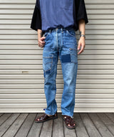 REMAKE DENIM PANTS INDIGO-001