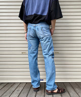 REMAKE DENIM PANTS INDIGO-001