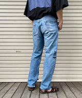 REMAKE DENIM PANTS INDIGO-001