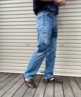 REMAKE DENIM PANTS INDIGO-001