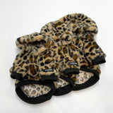 Leopard Rabbit Fur Hoodie