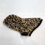 Leopard Rabbit Fur Hoodie