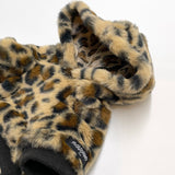 Leopard Rabbit Fur Hoodie