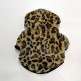 Leopard Rabbit Fur Hoodie