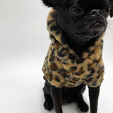 Leopard Rabbit Fur Hoodie