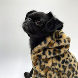 Leopard Rabbit Fur Hoodie