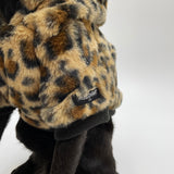 Leopard Rabbit Fur Hoodie