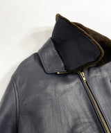 60/70's FRENCH AIR FORCE LEATHTER PILOT JACKET-A