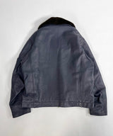 60/70's FRENCH AIR FORCE LEATHTER PILOT JACKET-A