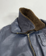 60/70's FRENCH AIR FORCE LEATHTER PILOT JACKET-B