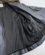 60/70's FRENCH AIR FORCE LEATHTER PILOT JACKET-B