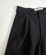 Two tuck wide trousers