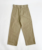 60s ITALIAN NAVY BELTED TROUSERS DEAD STOCK