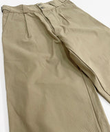 60s ITALIAN NAVY BELTED TROUSERS DEAD STOCK