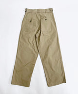 60s ITALIAN NAVY BELTED TROUSERS DEAD STOCK