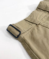 60s ITALIAN NAVY BELTED TROUSERS DEAD STOCK