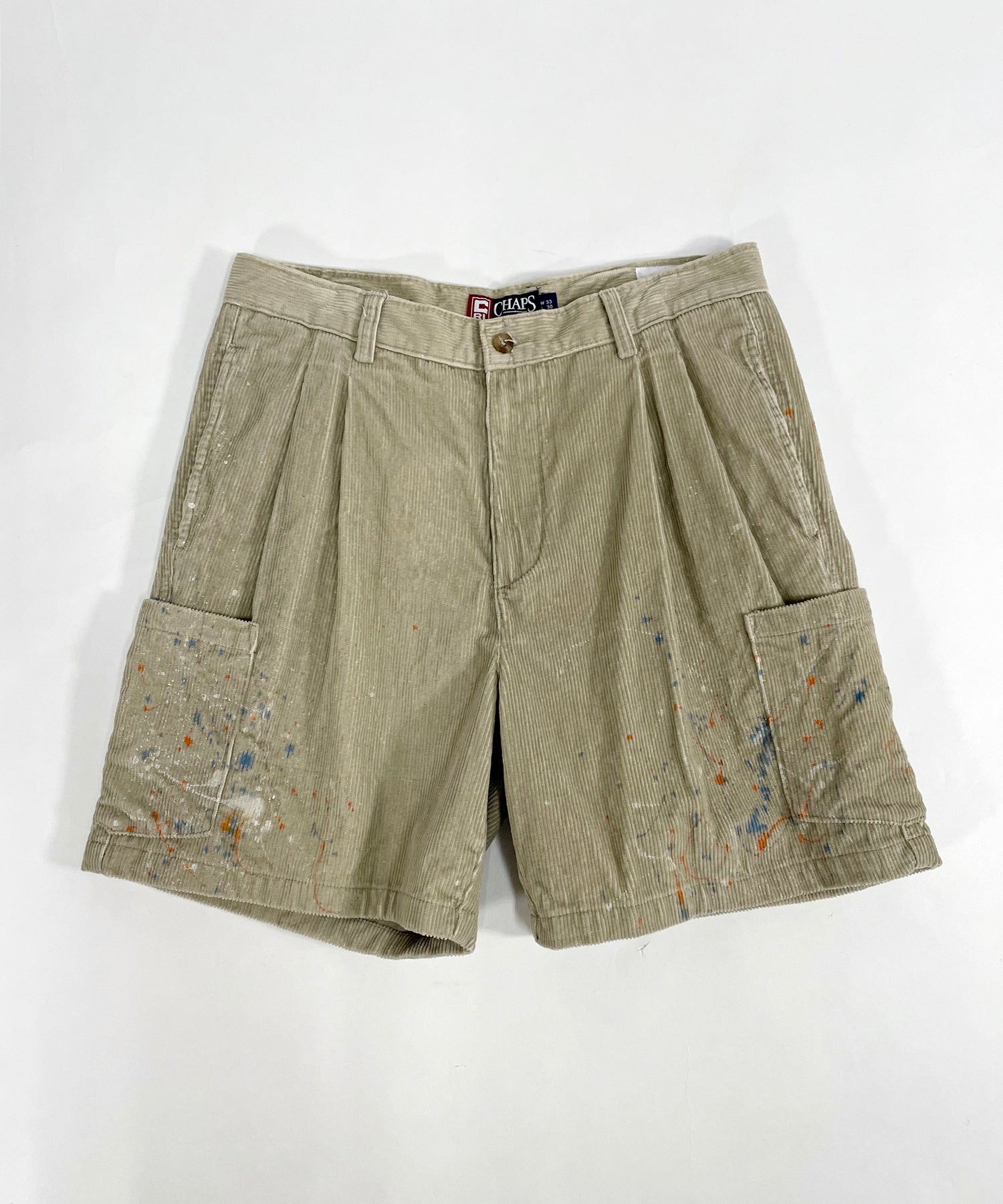 REMAKE CORDUROY SHORT PANTS-01