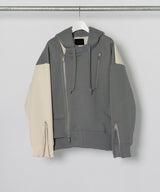 ASYMMETRIC ZIP HOODIE