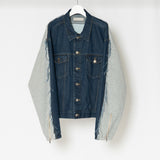 WASHED DOCKING DENIM BLOUSON