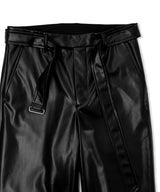 SYNTHETIC LEATHER TROUSERS