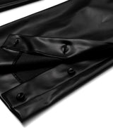 SYNTHETIC LEATHER TROUSERS
