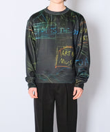 PRINT FABRIC SWEAT SHIRTS