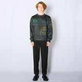 PRINT FABRIC SWEAT SHIRTS