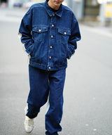 WASHED DOCKING DENIM BLOUSON