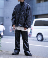 SYNTHETIC LEATHER TROUSERS