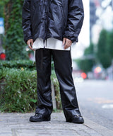 SYNTHETIC LEATHER TROUSERS