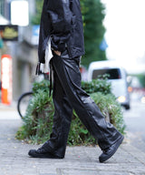 SYNTHETIC LEATHER TROUSERS