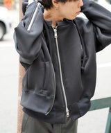 ASYMMETRIC ZIP HOODIE