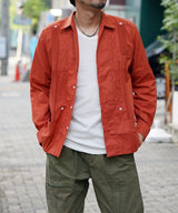 L/S GUAYABERA "REJILLADA"-ORA